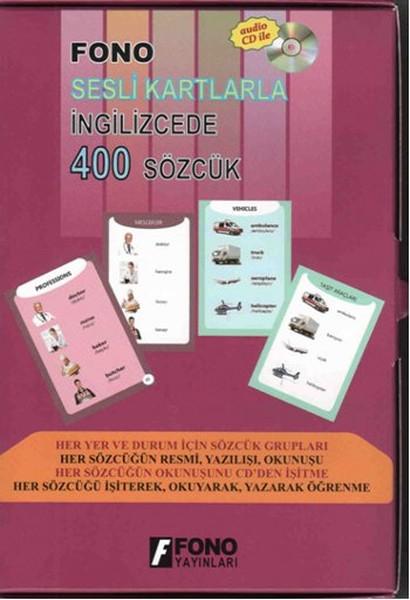 Fono Sesli Kartlarla İngilizcede 400 Sözcük | Fono Yayınları (İnce Kapak) - Resim 1