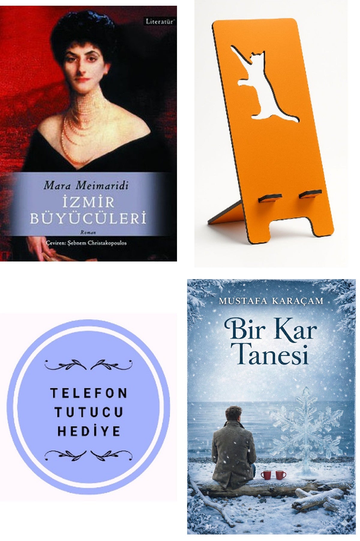 İzmir Büyücüleri - Mara Meimaridi + Telefon Tutucu + Bir Kar Tanesi kitap kapağı