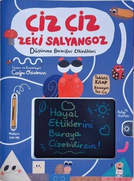 Çiz Çiz Zeki Salyangoz - Düşünme Becerileri Etkinlikleri | Sincap Kitap (İnce Kapak) - Resim 1