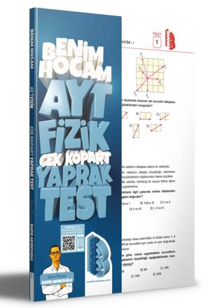 AYT Fizik Çek Kopar Yaprak Test | Benim Hocam Yayınları (Ciltsiz) - Resim 1