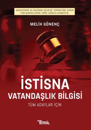 İstisna Vatandaşlık Bilgisi Tüm Adaylar İçin | Temsil Kitap (Ciltsiz) - Resim 1