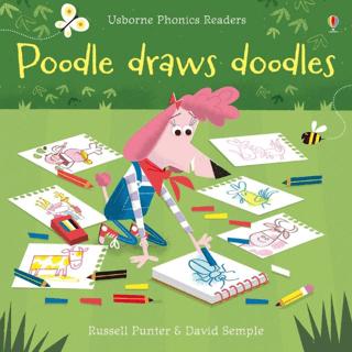 Poodle Draws Doodles | Usborne (Ciltsiz) - Resim 1