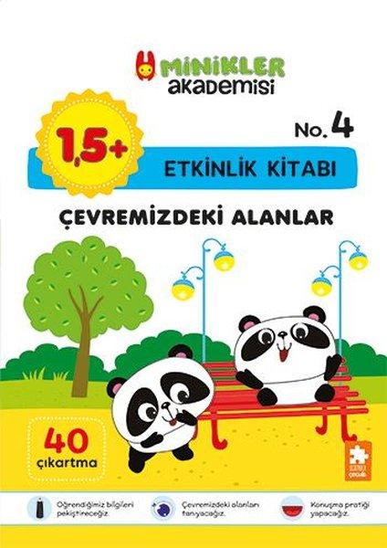 Çevremizdeki Alanlar Etkinlik Kitabı - Minikler Akademisi | Eksik Parça Yayınları (İnce Kapak) - Resim 1
