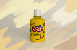 Let’s Guaj Boya Sarı 250 ml | Lets - Resim 1