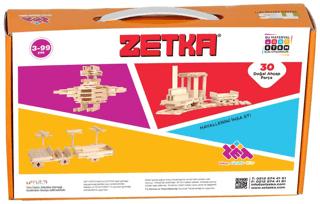Zetka 30 Doğal Ahşap Parça | Zet Zeka - Resim 1