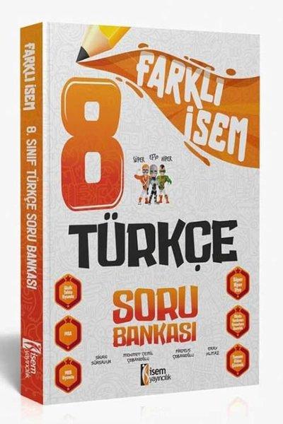 2024 8.Sınıf Türkçe Farklı İsem Soru Bankası | İsem Yayıncılık - Ortaokul (İnce Kapak) - Resim 1