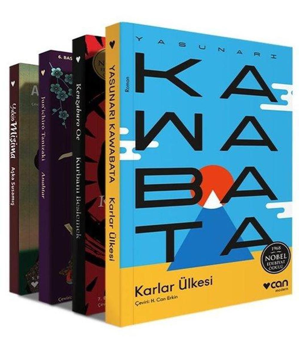 Japon Edebiyatı Seti - 4 Kitap Takım | Can Yayınları