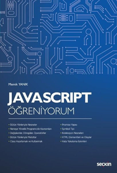 Javascript Öğreniyorum - Memik Yanık kitap kapağı