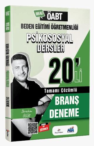 2026 MEB AGS ÖABT Beden Eğitimi Psikososyal Dersler Tamamı PDF Çözümlü 20'li Branş Deneme | Dizgi Kitap (Ciltsiz) - Resim 1