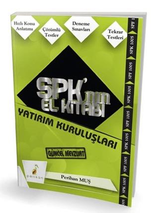 SPK´nın El Kitabı - Yatırım Kuruluşları | Pelikan Tıp Teknik Yayıncılık (Ciltsiz) - Resim 1