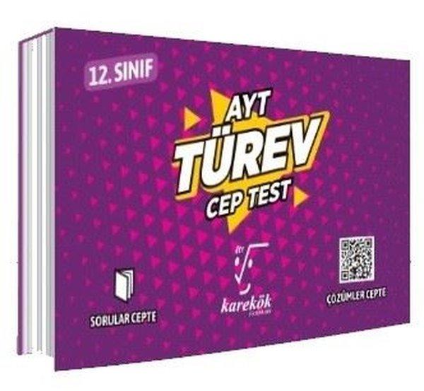 12.Sınıf AYT Türev Cep Test | Karekök Eğitim Yayın (İnce Kapak) - Resim 1