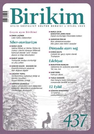 Birikim Dergisi Sayı 437- Eylül | Birikim Yayınları (Ciltsiz) - Resim 1