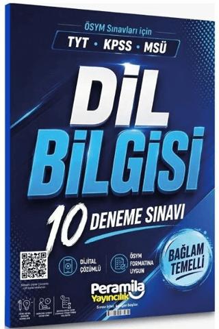 YKS TYT KPSS MSÜ Dil Bilgisi 10 Deneme Çözümlü | Peramila Yayıncılık (Ciltsiz) - Resim 1