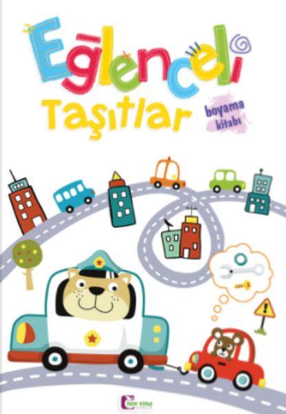 Eğlenceli Taşıtlar Boyama Kitabı - Mor Elma Yayıncılık