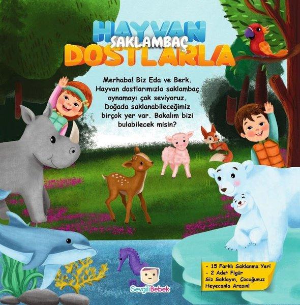 Saklambaç Kitabı - Hayvan Dostlarla | SevgiliBebek (Ciltli) - Resim 1