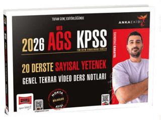 2026 Anka Ekibi MEB-AGS KPSS 20 Derste Sayısal Yetenek Genel Tekrar Video Ders Notları | Yargı Yayınevi (Ciltsiz) - Resim 1