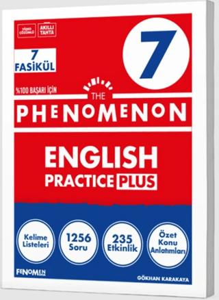 7. Sınıf The Phenomenon English Practice Plus (7 Fasikül) | Kurmay Yayınları (Ciltsiz) - Resim 1