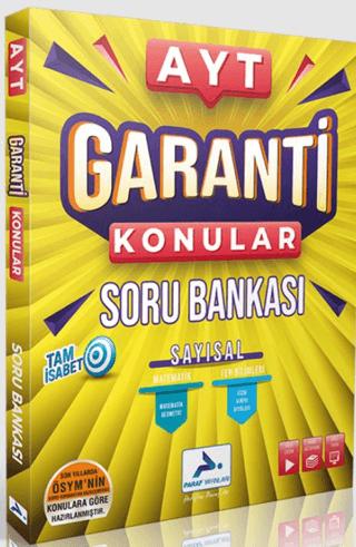 AYT Garanti Konular Sayısal Soru Bankası | Paraf Yayınları (Ciltsiz) - Resim 1
