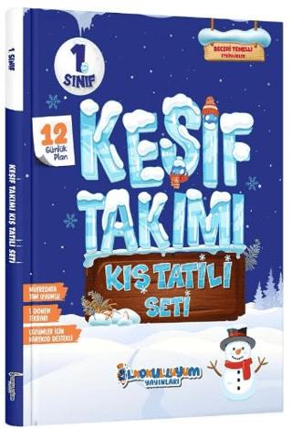 1. Sınıf Keşif Takımı Kış Tatili Seti | İlkokulluyum (Ciltsiz) - Resim 1