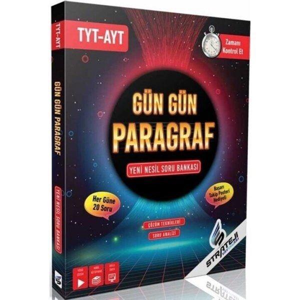 TYT AYT Gün Gün Paragraf Soru Bankası | Strateji Yayınları (İnce Kapak) - Resim 1