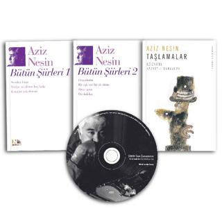 Aziz Nesin'den Şiirler: 3 Kitap 1 CD | Nesin Yayınevi (Ciltsiz) - Resim 1