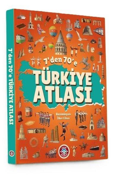 7'den 70'e Türkiye Atlası | Çocuk Akademi Yayınları (İnce Kapak) - Resim 1