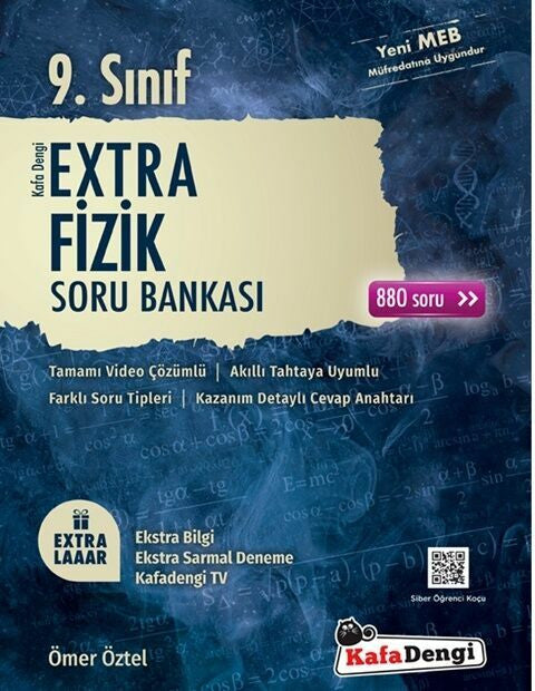 Kafa Dengi 9. Sınıf Fizik Extra Soru Bankası kitap kapağı