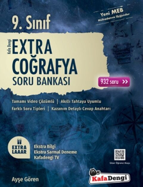 Kafa Dengi Yayınları 9. Sınıf Coğrafya Extra Soru Bankası - Ayşe Gören kitap kapağı