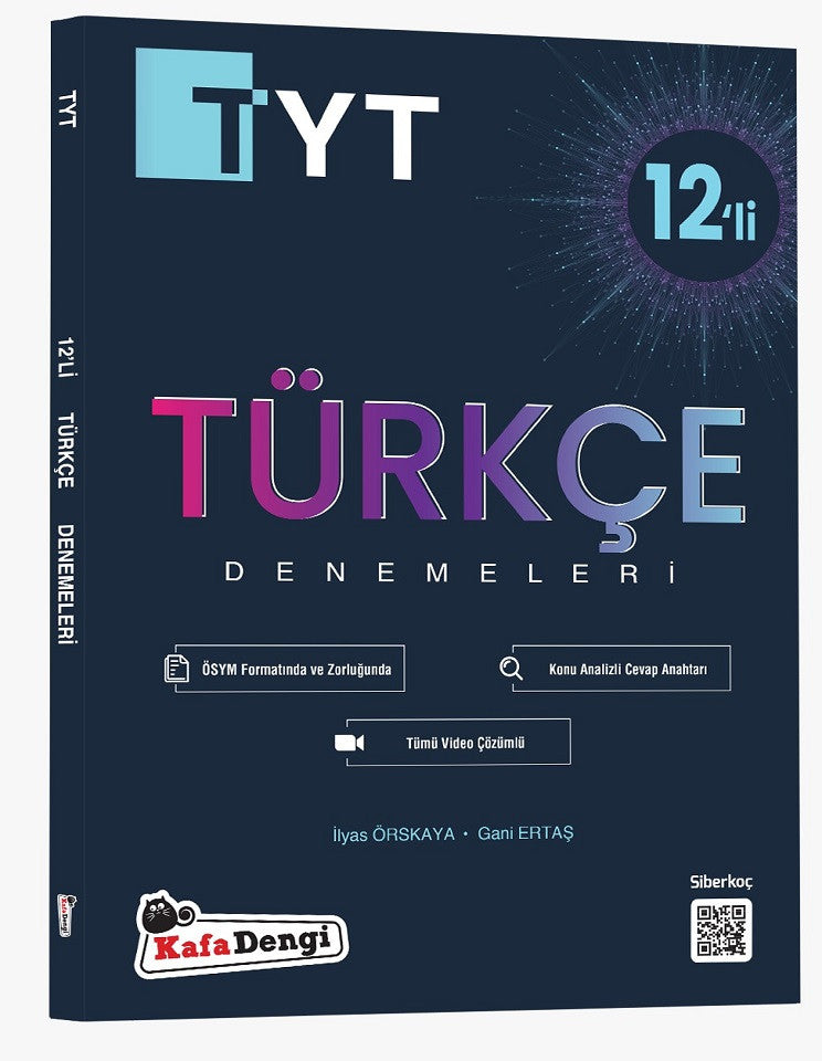 Kafadengi 2024 Tyt Türkçe 12 Li Branş Denemesi - İlyas Örskaya kitap kapağı