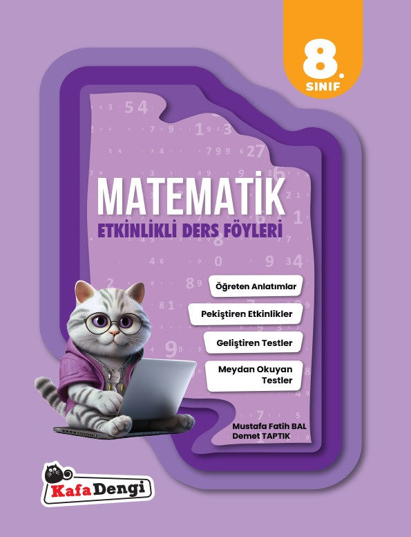 Kafadengi 2025 8. Sınıf Matematik Etkinlikli Ders Föyleri - Mustafa Fatih Bal kitap kapağı