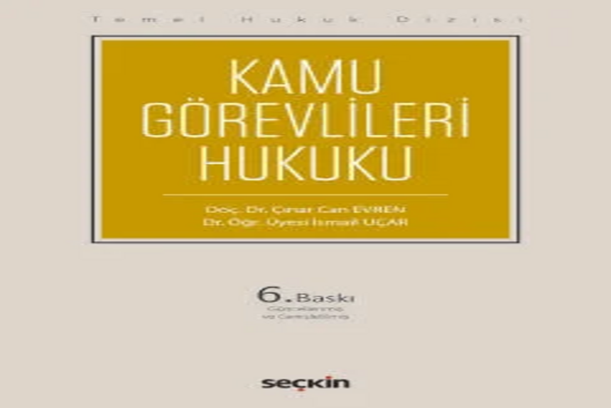 Kamu Görevlileri Hukuku (THD) Doç. Dr. Çınar Can Evren kitap kapağı