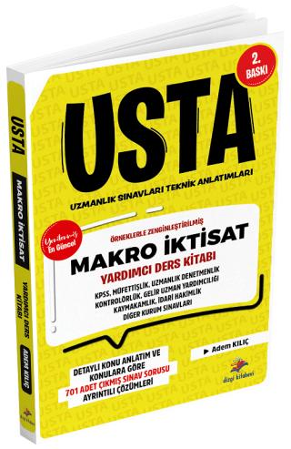 2026 Usta Makro İktisat Konu Anlatımı ve Konularına Göre Tasnif Edilmiş Tamamı Çözümlü Çıkmış Sınav Soruları | Dizgi Kitap (Ciltsiz) - Resim 1