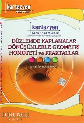Kartezyen Yayınları Kartezyen Düzlemde Kaplamalar Dönüşümlerle Geometri Homoteti ve Fraktallar - Remzi Şahin Aksankur kitap kapağı