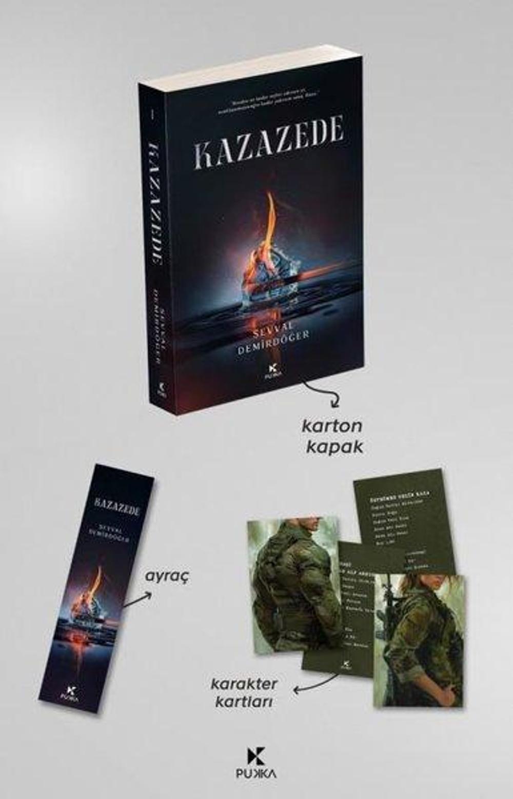 Kazazede 1 - Ayraç ve Karakter Kartı Hediyeli | Pukka Yayınları