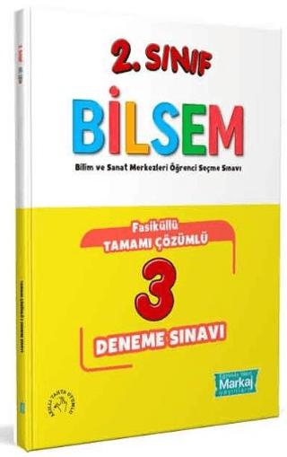 2. Sınıf Bilsem Çözümlü 3 Fasikül Deneme Sınavı | Markaj Yayınları (Ciltsiz) - Resim 1