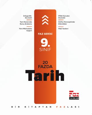 9. Sınıf Tarih Defteri | Faz Yayınları (Ciltsiz) - Resim 1