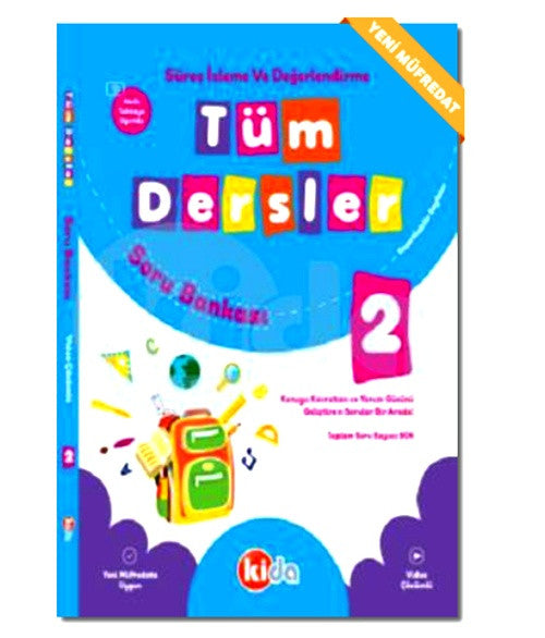 2. Sınıf Tüm Dersler Soru Bankası Tümü Video Çözümlü - Kolektif kitap kapağı