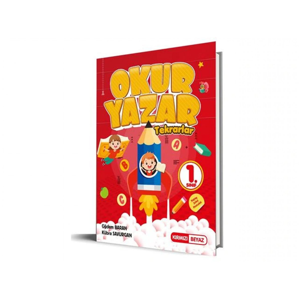 Kırmızı Beyaz Tekno 1.Sınıf Okur Yazar Tekrarlar Yeni kitap kapağı