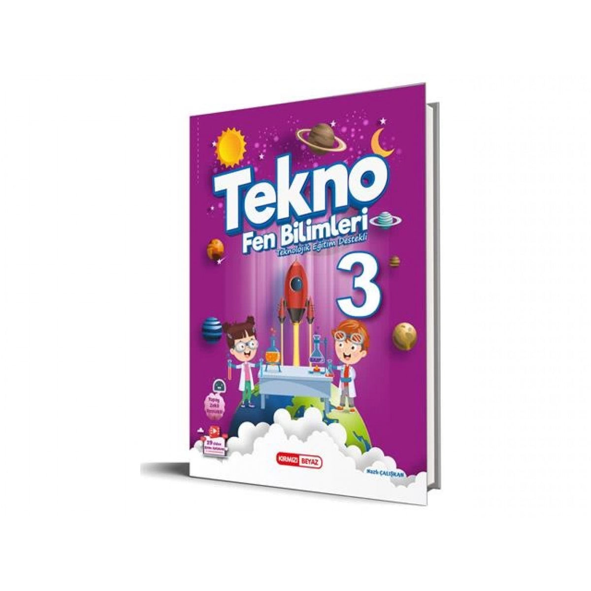 Kırmızı Beyaz Yayınları 3. Sınıf Tekno Fen Bilimleri - Kolektif kitap kapağı