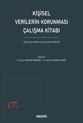 Kişisel Verilerin Korunması Çalışma Kitabı - Gizem Gültekin Varkonyi kitap kapağı