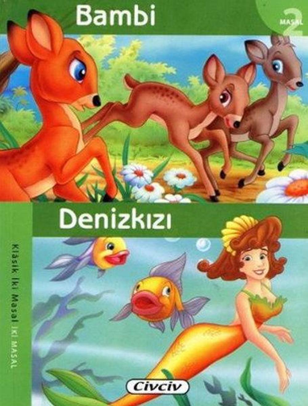 Klasik 2 Masal Dizisi - Bambi/Denizkızı | Çiçek Yayıncılık
