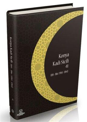Konya Kadı Sicili 41 - İzzet Sak kitap kapağı