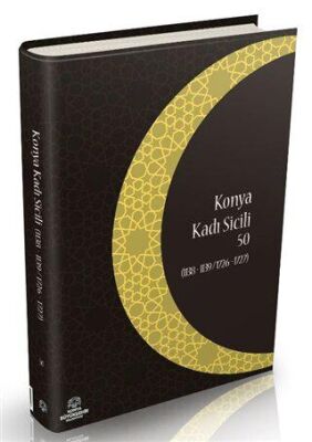 Konya Kadı Sicili 50 - Cemal Çetin kitap kapağı