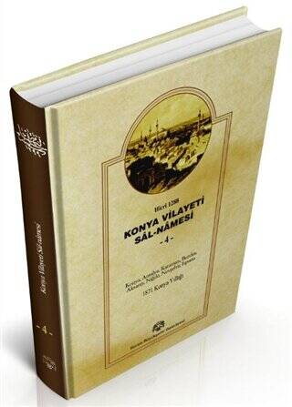 Konya Vilayet Sal-Namesi 4 - Mehmet Eminoğlu kitap kapağı