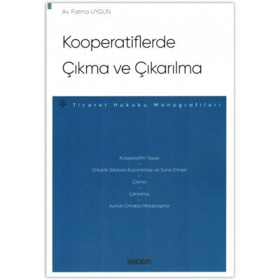 Kooperatiflerde Çıkma ve Çıkarılma - Fatma Uygun kitap kapağı