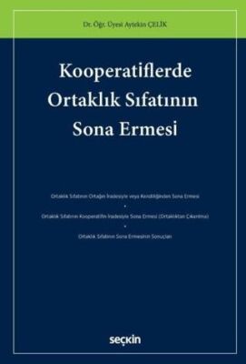 Kooperatiflerde Ortaklık Sıfatının Sona Ermesi - Aytekin ÇELİK kitap kapağı