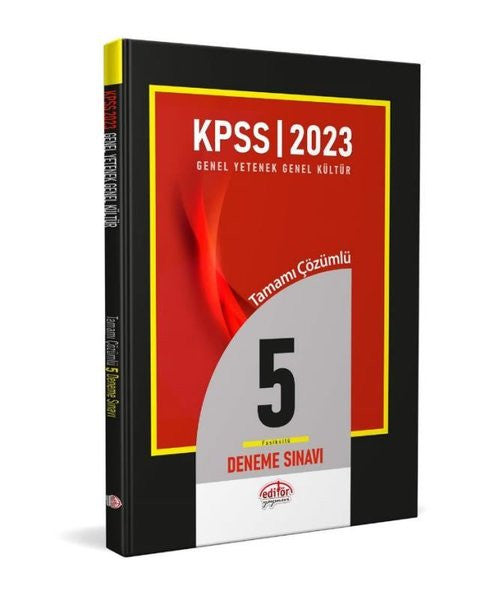KPSS 2023 Genel Yetenek Genel Kültür Tamamı Çözümlü 5 Fasikül Deneme Sınavı - Kolektif kitap kapağı