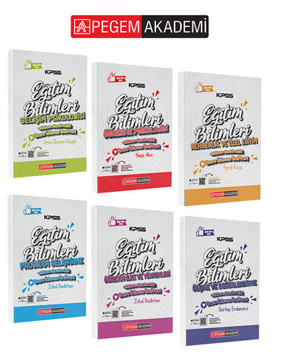 KPSS Eğitim Bilimleri Ders İzleme Defteri Seti (6.Kitap) kitap kapağı