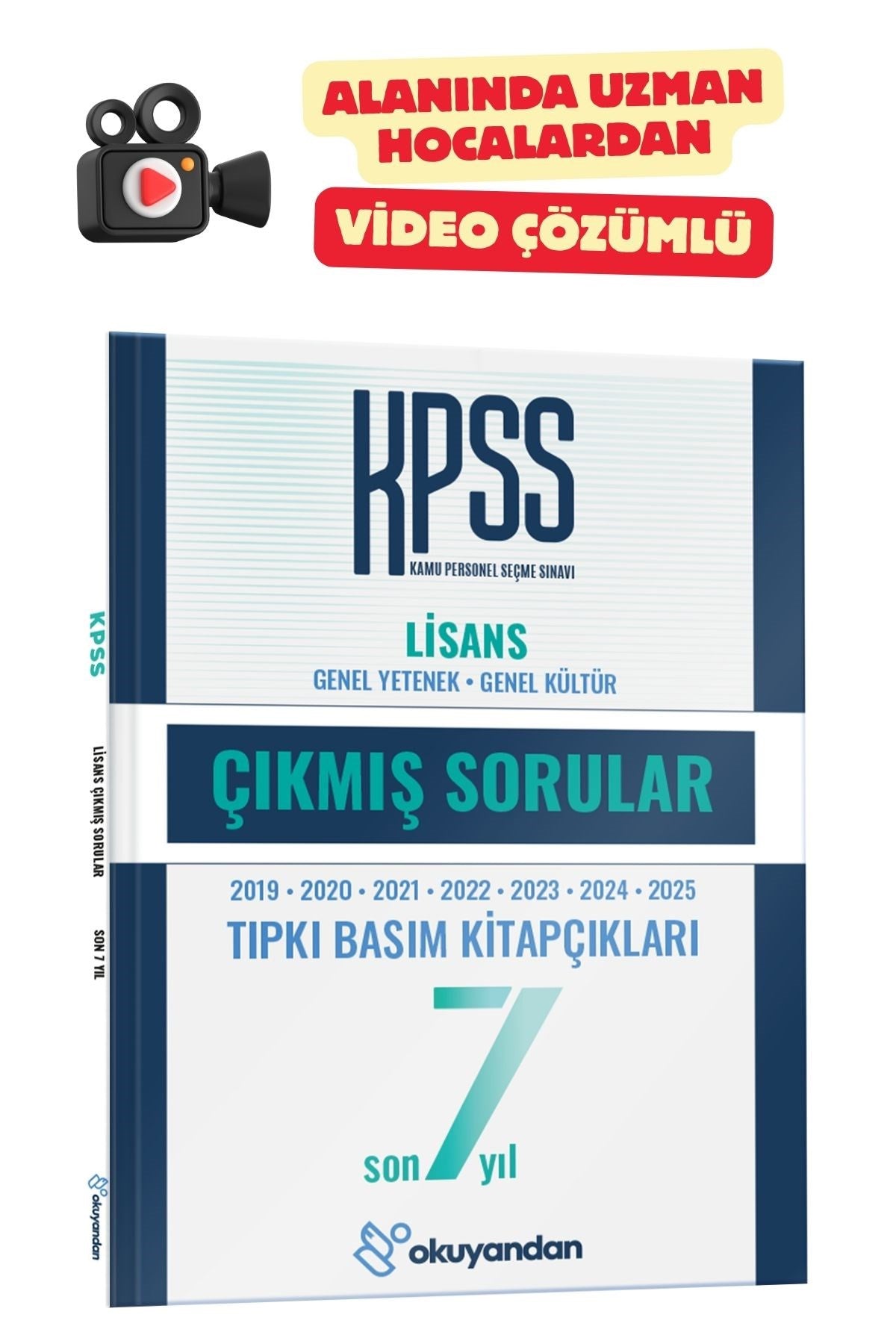 KPSS Lisans TIPKI BASIM Çıkmış Sorular Son 7 YIL (EKO) - Video Çözümlü kitap kapağı