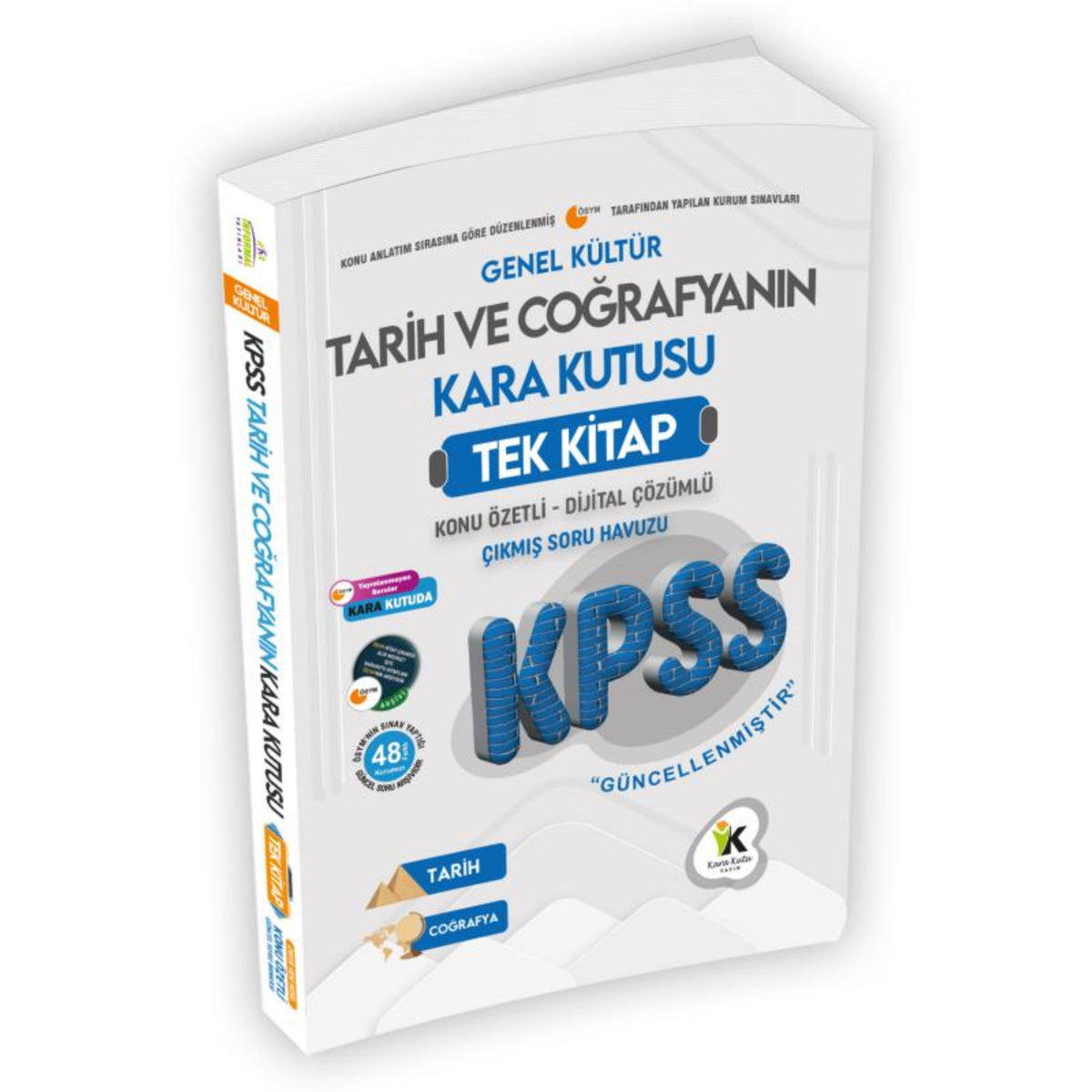 Kpss Ortaöğretim Genel Kültür Tarih ve Coğrafyanın Kara Kutusu Çıkmış Soru Bankası K.Ö. D.Çözümlü kitap kapağı